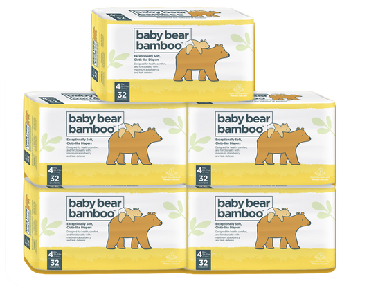 Baby Bear Bamboo Diapers Subscription Bundle (5pack)
